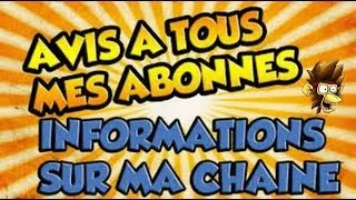 Miniature : IMPORTANT : VIDÉO INFORMATION