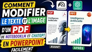 Miniature : Comment modifier le texte et l'image d'un PDF de NotebookLM et Chatgpt en PowerPoint  facilement