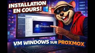 Miniature : Proxmox : Comment installer Windows facilement dans une machine virtuelle