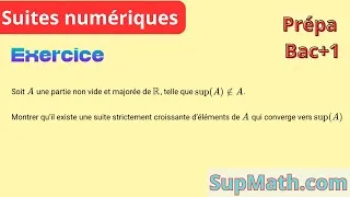 Miniature : Exercice sur les suites numériques prépa MPSI