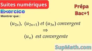 Miniature : Suites extraites (sous-suites), exercice sur les suites numériques