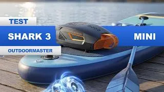 Miniature : TEST Pompe électrique Outdoor Master Shark 3 mini pour Paddle, Wing, & Kite