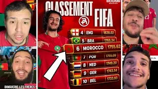 Miniature : 🚨 LE MAROC 🇲🇦 EST DÉSORMAIS 6ÈME DU MONDE AU CLASSEMENT FIFA APRÈS LE MATCH NUL DU PORTUGAL RDC 😱