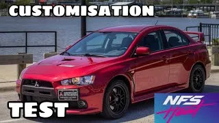 Miniature : NFS HEAT CUSTOMISATION & TEST MITSUBISHI LANCER EVOLUTION X