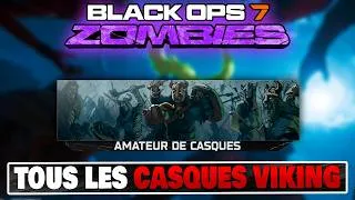Miniature : TUTO Carte de Visite "AMATEUR DE CASQUES" sur BO7 ZOMBIES🧟TOTENREICH (Casques de Viking)