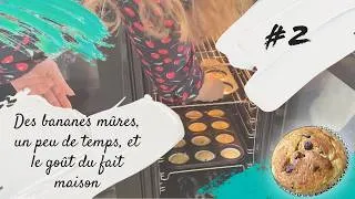 Miniature : #2 Batch cooking doux 🍌 Préparer des muffins à la banane à l’avance