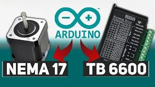 Miniature : Comment utiliser un TB6600 et un Nema17 avec Arduino facilement