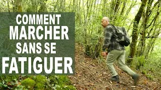 Miniature : Comment MARCHER SANS SE FATIGUER - Dénivelés ++  Dénivelés --  Marche en forêt...