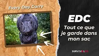 Miniature : Sac à dos EDC : Mon système à 2 niveaux que j'utilise TOUS LES JOURS