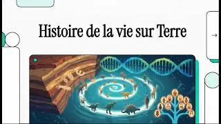 Miniature : Histoire de la vie sur Terre (vidéo ia à partir de mon cours)