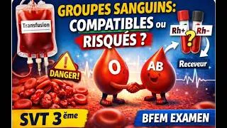 Miniature : Leçon N° 9| (SVT-3eme) : Un autre exemple de spécificité immunologique : Les groupes sanguins