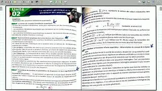 Miniature : SVT: RESUME de la biometrie: l'etude de la variation quantitative 2bac sm