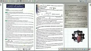Miniature : SVT :resumé des concepts concernant la variation (la biometrie) pour les eleves du 2bac SM