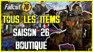 Miniature : Fallout 76 [LEAKS] - LES FUTURS ITEMS DE LA SAISON 26 & BOUTIQUE ATOMIQUE !