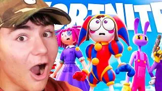 Miniature : Je Test les Nouveaux Skins Digital Circus Sur Fornite !