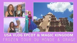 Miniature : ❤ USA Vlog Epcot & Magic Kingdom Frozen Tour du monde & Orage ❤
