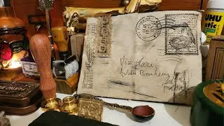 Miniature : Stamps et cire pour des enveloppes qui paraissent centenaires