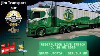 Miniature : Grand Utopia RP - ETS2 🚛 L’expérience la plus réaliste de simulation routière | Swiss Jim (OFFICIAL)