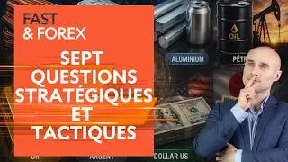 Miniature : Matières premières & FX : 7 questions tactiques et stratégiques du moment | Fast & Forex