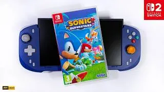 Miniature : Playing Sonic Superstars on Nintendo Switch (Handheld Mode)
