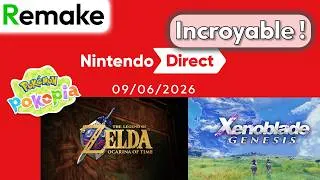 Miniature : INCROYABLE !!!!! - Nintendo Direct Juin 2026 - Remake