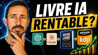 Miniature : Écrire un livre avec ChatGPT ou Claude, est-ce que ça marche vraiment sur Amazon KDP ?