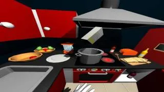 Miniature : Deli Kitchen  (how to cook "Boeuf bourguignon" in VR)
