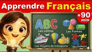 Miniature : APPRENDRE les premiers Mots en français |LEARN French | Alphabet, Syllabes...