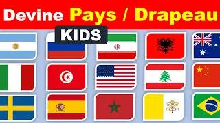 Miniature : Apprends le PAYS et son DRAPEAU 🌍📚🧠 | Guess the Country Flag🚩 | QUIZ pour enfants.
