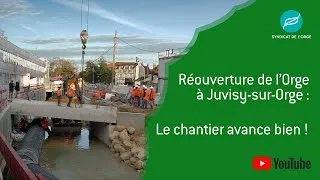 Miniature : Réouverture de l’Orge à Juvisy-sur-Orge : les travaux avancent !