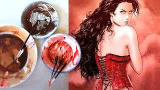 Miniature : WATERCOLOR 🎨 Maria, de ma BD Barracuda 🏴‍☠️☠️ - Rediff Twitch