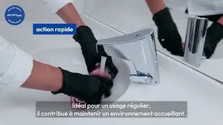 Miniature : Tuto Nettoyage lavabos des sanitaires restaurant - Sysco x Ecolab