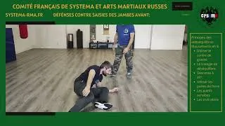 Miniature : Saisie des jambes devant, défense basique contre grappling