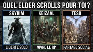 Miniature : SKYRIM vs TESO vs KEIZAAL : Quel Elder Scrolls est fait pour toi ? #skyrim #keizaalonline #teso