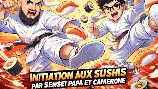 Miniature : On s’entraîne pour notre futur restaurant « REX’TORRENT » #sushi #japon #karate #uwabaki
