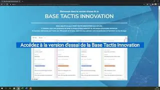 Miniature : Tuto : Découvrez les fonctionnalités de la Base Tactis Innovation