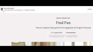Miniature : Les jeux vidéo a l'école.