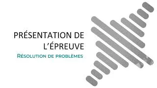 Miniature : TAGE MAGE - Présentation de l'épreuve  - Résolution de problèmes