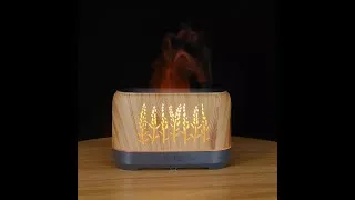 Miniature : 🔥 Diffuseur Effet flamme 🔥 Couleur Bois