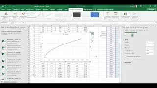 Miniature : Courbe de tarage et tendance polynomiale sous Excel