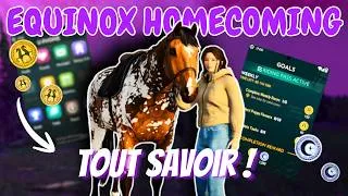 Miniature : Le GUIDE pour TOUT SAVOIR sur EQUINOX HOMECOMING 💜Quêtes, menus, chevaux...