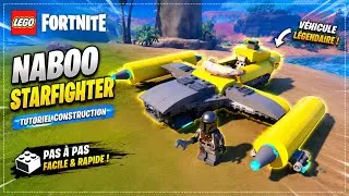 Miniature : Construire le NABOO STARFIGHTER dans LEGO Fortnite ! Tutoriel Facile