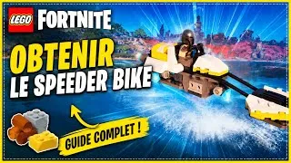 Miniature : Comment OBTENIR le SPEEDER BIKE star wars dans LEGO Fortnite ! Guide complet