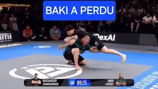 Miniature : Défaite Baki Chamsoudinov vs OWEN LIVSEY en grappling