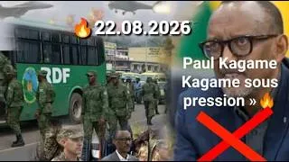 Miniature : URGENT🔥KAGAME SOUS PRESSION TOMBÉ🔥MINDUKI U.E DÉMONTÉE. FACE À FACE WAZALENDO-M23💥ATTERRISSAGE FARDC