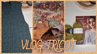 Miniature : VLOG TRICOT🧶 Encore des nouvelles idée💡Toujours pas de laine pour terminer la veste✨️