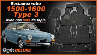 Miniature : Moquette de sol pour rénover votre VW 1500-1600 Typ 3  08/1972- 07/1973