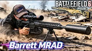 Miniature : Le fusil des forces spéciales US...  Barrett MRAD sur le terrain ! (BATTLEFIELD6 SNIPER PSR IRL)
