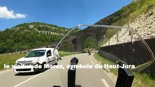 Miniature : La SUISSE à MOTOS : Passage de la Suisse au Jura français.