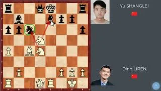 Miniature : Ding Liren sonne la charge du pion d. Les miniatures de GM